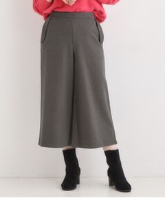 SHOO・LA・RUE / シューラルー ショート・ハーフ・半端丈パンツ | 【洗濯機可/S-LL】美脚見え あったか圧縮ニット ガウチョパンツ