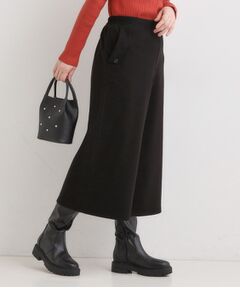 SHOO・LA・RUE / シューラルー ショート・ハーフ・半端丈パンツ | 【洗濯機可/S-LL】美脚見え あったか圧縮ニット ガウチョパンツ