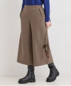 SHOO・LA・RUE / シューラルー ショート・ハーフ・半端丈パンツ | 【洗濯機可/S-LL】美脚見え あったか圧縮ニット ガウチョパンツ