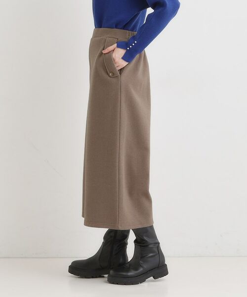 SHOO・LA・RUE / シューラルー ショート・ハーフ・半端丈パンツ | 【洗濯機可/S-LL】美脚見え あったか圧縮ニット ガウチョパンツ | 詳細2