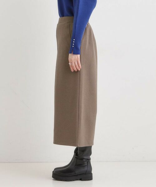 SHOO・LA・RUE / シューラルー ショート・ハーフ・半端丈パンツ | 【洗濯機可/S-LL】美脚見え あったか圧縮ニット ガウチョパンツ | 詳細22