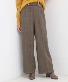 SHOO・LA・RUE / シューラルー パンツ | 【着丈選べる】ウールフィールあったか裏起毛ワイドパンツ