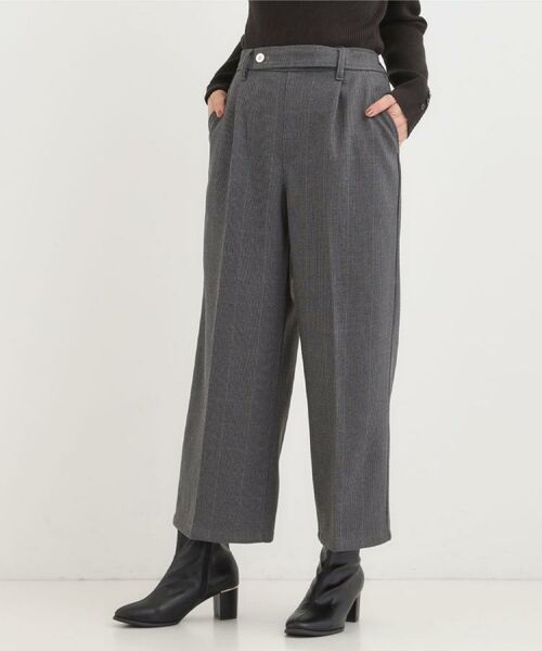 SHOO・LA・RUE / シューラルー パンツ | 【着丈選べる】ウールフィールあったか裏起毛ワイドパンツ | 詳細18