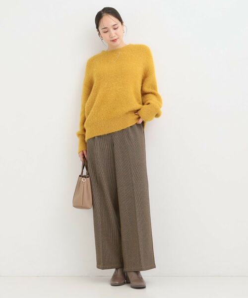 SHOO・LA・RUE / シューラルー パンツ | 【着丈選べる】ウールフィールあったか裏起毛ワイドパンツ | 詳細24