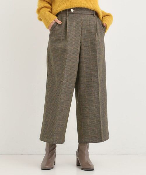 SHOO・LA・RUE / シューラルー パンツ | 【着丈選べる】ウールフィールあったか裏起毛ワイドパンツ | 詳細25