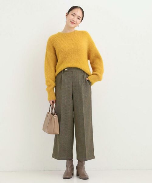 SHOO・LA・RUE / シューラルー パンツ | 【着丈選べる】ウールフィールあったか裏起毛ワイドパンツ | 詳細27