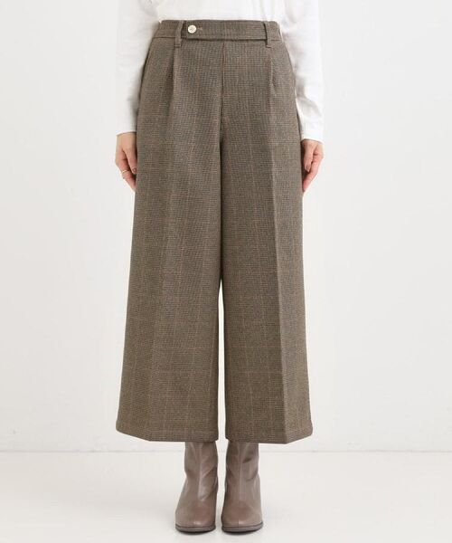 SHOO・LA・RUE / シューラルー パンツ | 【着丈選べる】ウールフィールあったか裏起毛ワイドパンツ | 詳細30