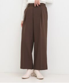 SHOO・LA・RUE / シューラルー パンツ | 【洗える/S-LL/セットアップ可】脚のラインをきれいに魅せる センタープレスワイドパンツ