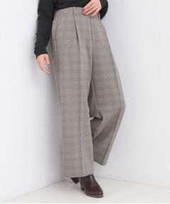 SHOO・LA・RUE / シューラルー パンツ | 【洗える/S-LL/セットアップ可】脚のラインをきれいに魅せる センタープレスワイドパンツ