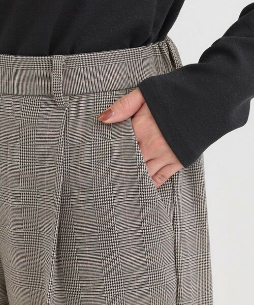 SHOO・LA・RUE / シューラルー パンツ | 【洗える/S-LL/セットアップ可】脚のラインをきれいに魅せる センタープレスワイドパンツ | 詳細17