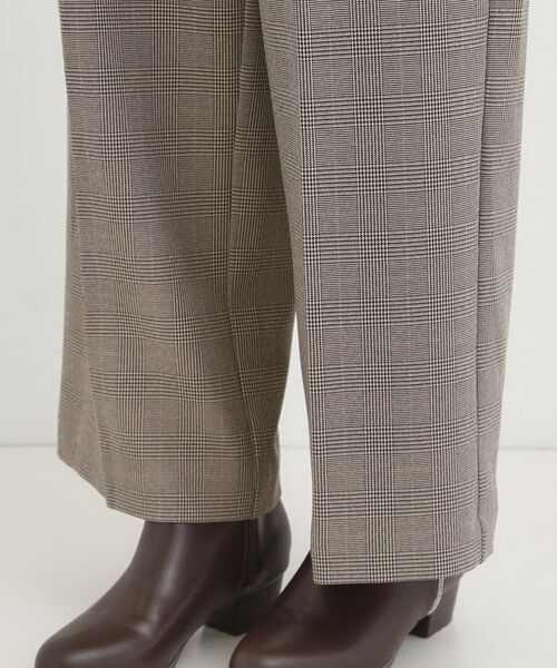 SHOO・LA・RUE / シューラルー パンツ | 【洗える/S-LL/セットアップ可】脚のラインをきれいに魅せる センタープレスワイドパンツ | 詳細19