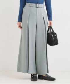 SHOO・LA・RUE / シューラルー パンツ | 【着丈選べる/S-LL】大人のきれいめスタイルに ベルト付きワイドパンツ