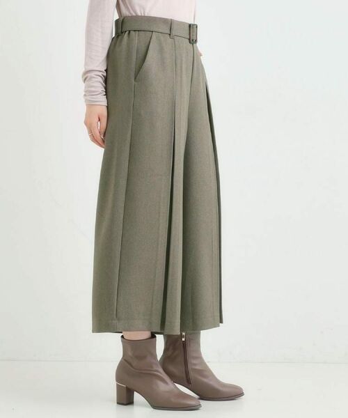SHOO・LA・RUE / シューラルー パンツ | 【着丈選べる/S-LL】大人のきれいめスタイルに ベルト付きワイドパンツ | 詳細12