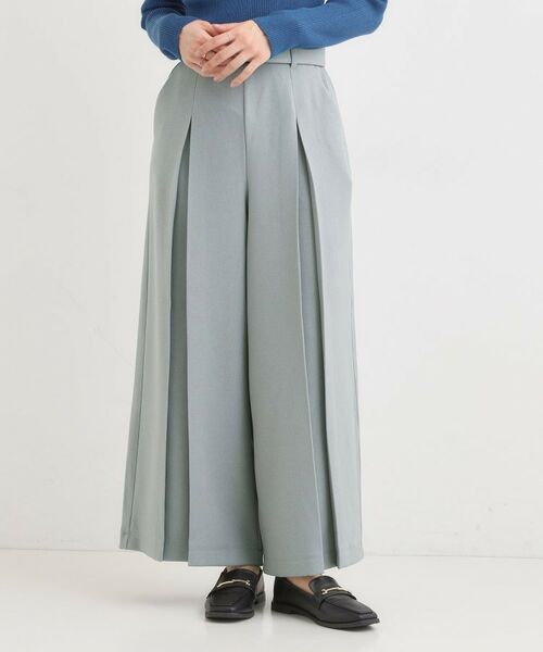 SHOO・LA・RUE / シューラルー パンツ | 【着丈選べる/S-LL】大人のきれいめスタイルに ベルト付きワイドパンツ | 詳細15