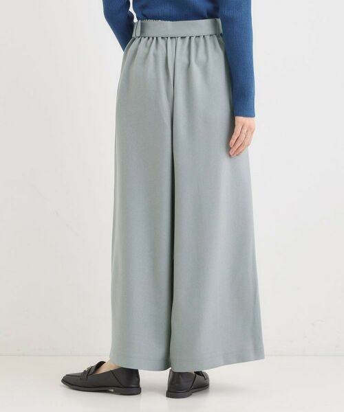 SHOO・LA・RUE / シューラルー パンツ | 【着丈選べる/S-LL】大人のきれいめスタイルに ベルト付きワイドパンツ | 詳細16