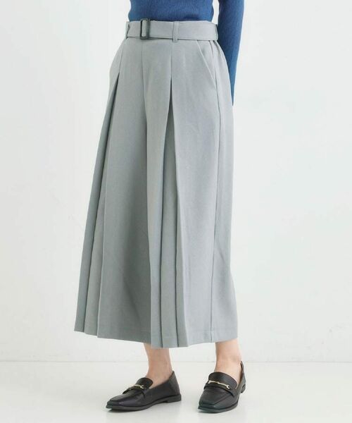 SHOO・LA・RUE / シューラルー パンツ | 【着丈選べる/S-LL】大人のきれいめスタイルに ベルト付きワイドパンツ | 詳細19
