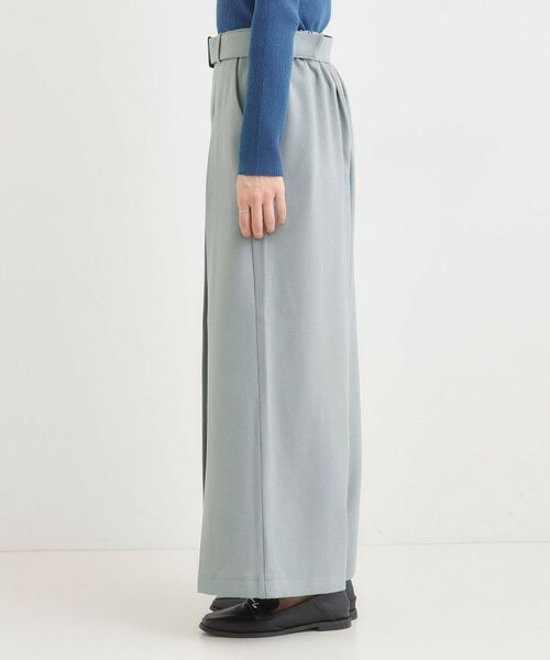 SHOO・LA・RUE / シューラルー パンツ | 【着丈選べる/S-LL】大人のきれいめスタイルに ベルト付きワイドパンツ | 詳細24
