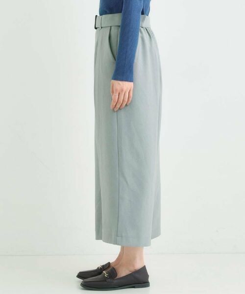 SHOO・LA・RUE / シューラルー パンツ | 【着丈選べる/S-LL】大人のきれいめスタイルに ベルト付きワイドパンツ | 詳細25