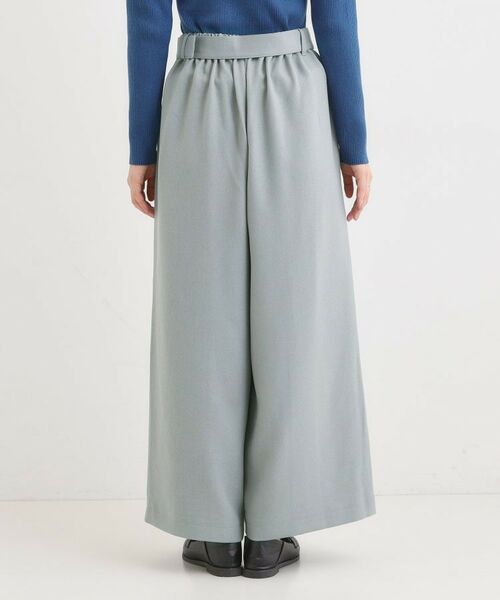 SHOO・LA・RUE / シューラルー パンツ | 【着丈選べる/S-LL】大人のきれいめスタイルに ベルト付きワイドパンツ | 詳細26