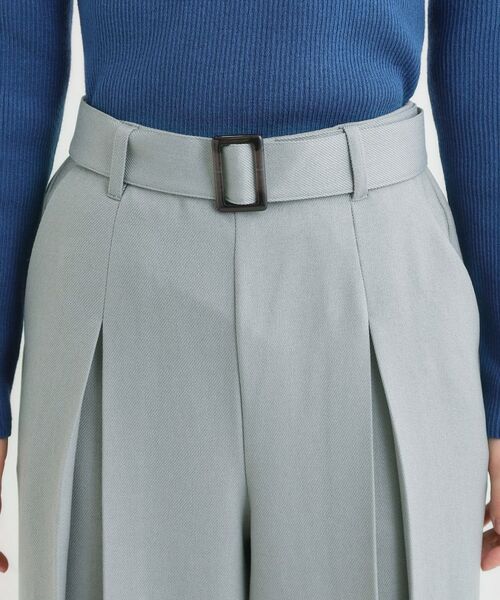 SHOO・LA・RUE / シューラルー パンツ | 【着丈選べる/S-LL】大人のきれいめスタイルに ベルト付きワイドパンツ | 詳細28