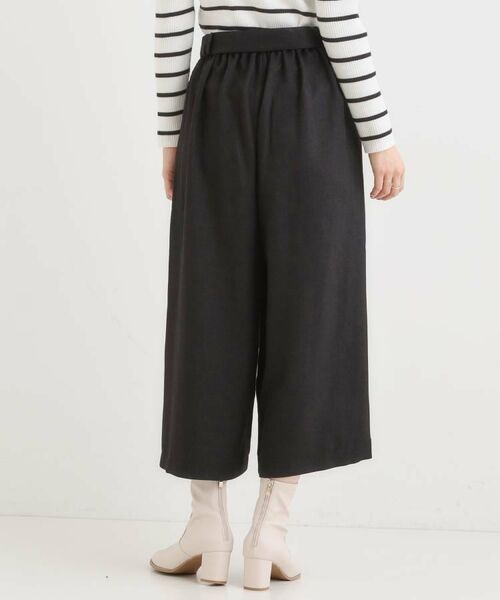 SHOO・LA・RUE / シューラルー パンツ | 【着丈選べる/S-LL】大人のきれいめスタイルに ベルト付きワイドパンツ | 詳細5