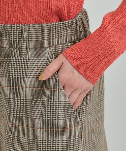SHOO・LA・RUE / シューラルー パンツ | 【あったか】チェックカーブパンツ | 詳細14