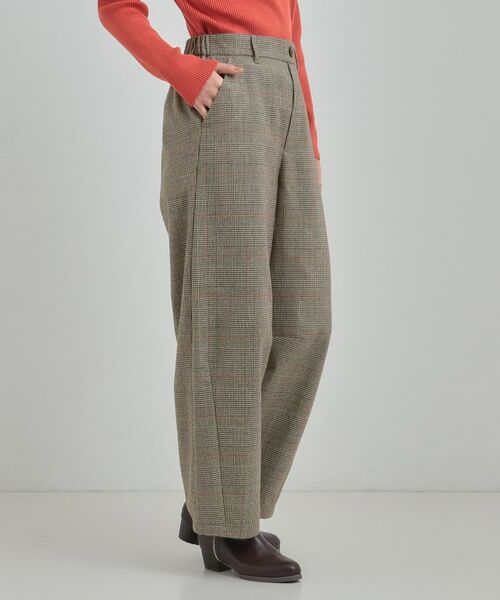 SHOO・LA・RUE / シューラルー パンツ | 【あったか】チェックカーブパンツ | 詳細6