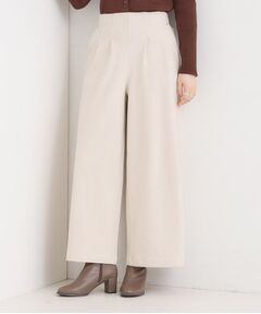 SHOO・LA・RUE / シューラルー ショート・ハーフ・半端丈パンツ | 【着丈選べる】あったかもちもちワイドパンツ