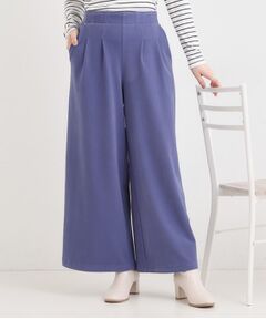 SHOO・LA・RUE / シューラルー ショート・ハーフ・半端丈パンツ | 【着丈選べる】あったかもちもちワイドパンツ