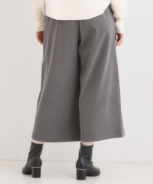SHOO・LA・RUE / シューラルー ショート・ハーフ・半端丈パンツ | 【着丈選べる】あったかもちもちワイドパンツ | 詳細12