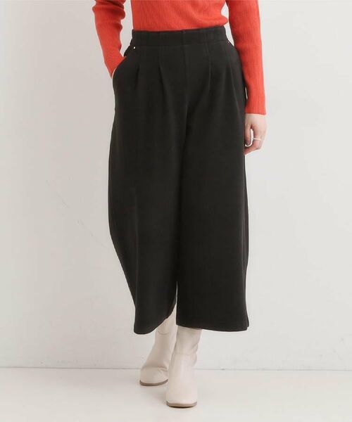 SHOO・LA・RUE / シューラルー ショート・ハーフ・半端丈パンツ | 【着丈選べる】あったかもちもちワイドパンツ | 詳細18