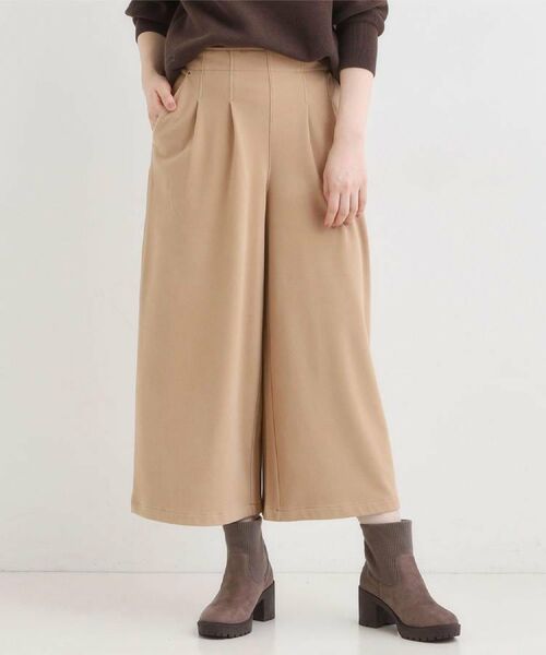 SHOO・LA・RUE / シューラルー ショート・ハーフ・半端丈パンツ | 【着丈選べる】あったかもちもちワイドパンツ | 詳細25