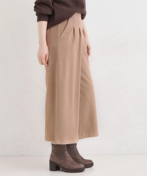 SHOO・LA・RUE / シューラルー ショート・ハーフ・半端丈パンツ | 【着丈選べる】あったかもちもちワイドパンツ | 詳細26