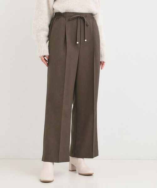 SHOO・LA・RUE / シューラルー パンツ | 【洗濯機可/S-LL】上品シルエットで美しい イージーワイドパンツ | 詳細1