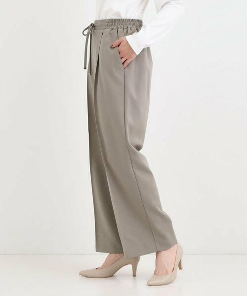 SHOO・LA・RUE / シューラルー パンツ | 【洗濯機可/S-LL】上品シルエットで美しい イージーワイドパンツ | 詳細10