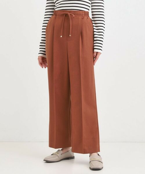 SHOO・LA・RUE / シューラルー パンツ | 【洗濯機可/S-LL】上品シルエットで美しい イージーワイドパンツ | 詳細13