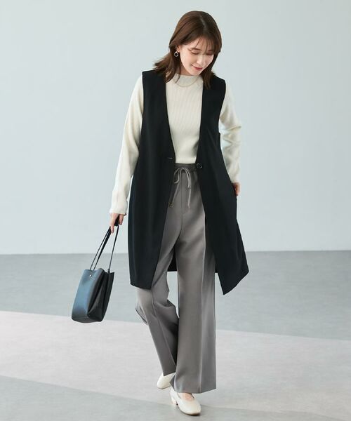 SHOO・LA・RUE / シューラルー パンツ | 【洗濯機可/S-LL】上品シルエットで美しい イージーワイドパンツ | 詳細24