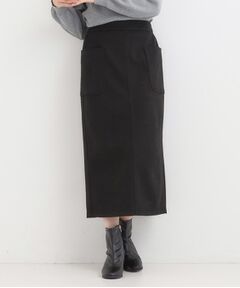 SHOO・LA・RUE / シューラルー ロング・マキシ丈スカート | 【S-LL】あったかすっきり 圧縮ニットナロースカート