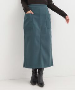 SHOO・LA・RUE / シューラルー ロング・マキシ丈スカート | 【S-LL】あったかすっきり 圧縮ニットナロースカート