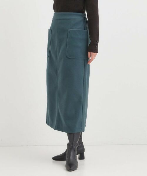 SHOO・LA・RUE / シューラルー ロング・マキシ丈スカート | 【S-LL】あったかすっきり 圧縮ニットナロースカート | 詳細14