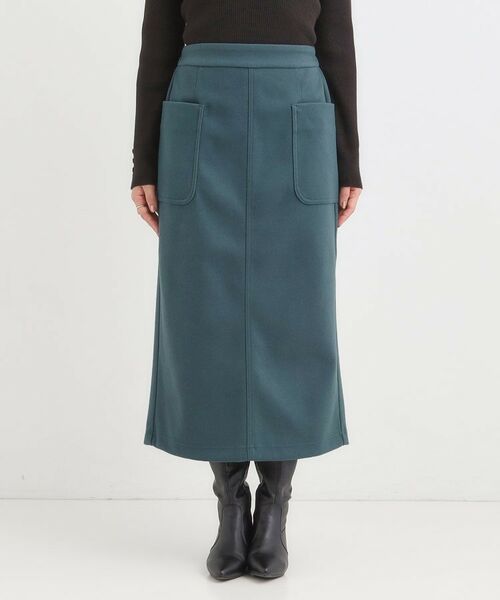 SHOO・LA・RUE / シューラルー ロング・マキシ丈スカート | 【S-LL】あったかすっきり 圧縮ニットナロースカート | 詳細17