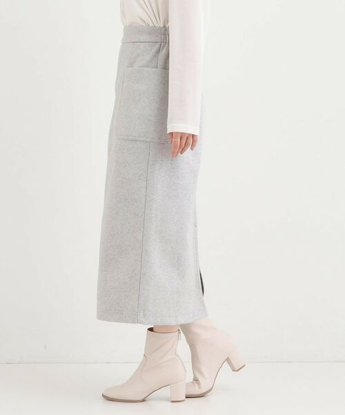 SHOO・LA・RUE / シューラルー ロング・マキシ丈スカート | 【S-LL】あったかすっきり 圧縮ニットナロースカート | 詳細2