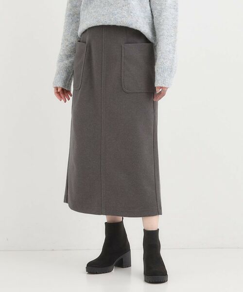 SHOO・LA・RUE / シューラルー ロング・マキシ丈スカート | 【S-LL】あったかすっきり 圧縮ニットナロースカート | 詳細5