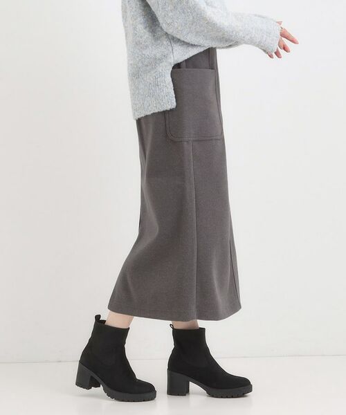 SHOO・LA・RUE / シューラルー ロング・マキシ丈スカート | 【S-LL】あったかすっきり 圧縮ニットナロースカート | 詳細6