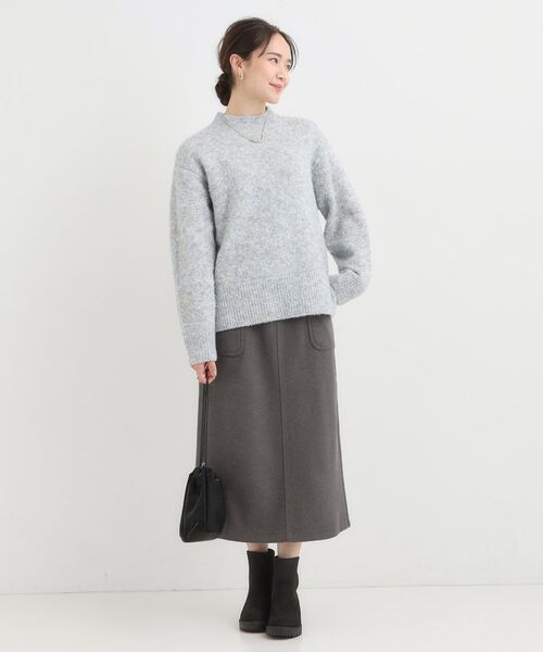 SHOO・LA・RUE / シューラルー ロング・マキシ丈スカート | 【S-LL】あったかすっきり 圧縮ニットナロースカート | 詳細7