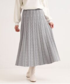 SHOO・LA・RUE / シューラルー ロング・マキシ丈スカート | 【高レビュー/セットアップ可/S-LL】女性らしさ際立つ 洗えるもちもちニットスカート