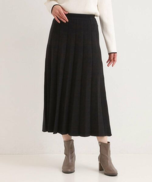 SHOO・LA・RUE / シューラルー ロング・マキシ丈スカート | 【高レビュー/セットアップ可/S-LL】女性らしさ際立つ 洗えるもちもちニットスカート | 詳細1