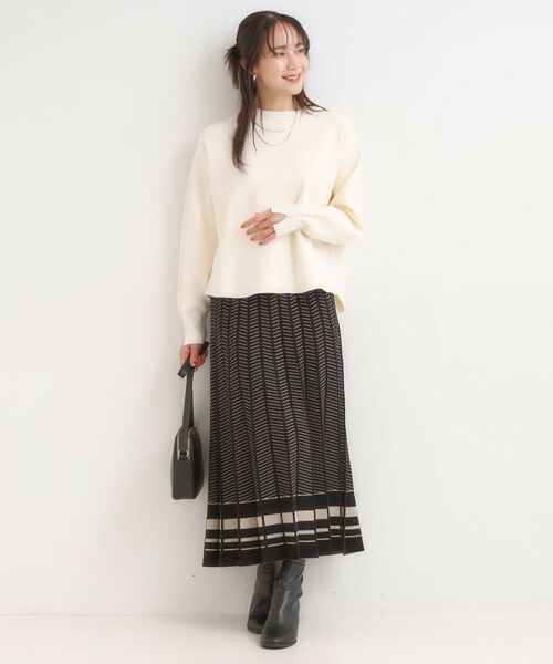 SHOO・LA・RUE / シューラルー ロング・マキシ丈スカート | 【高レビュー/セットアップ可/S-LL】女性らしさ際立つ 洗えるもちもちニットスカート | 詳細11