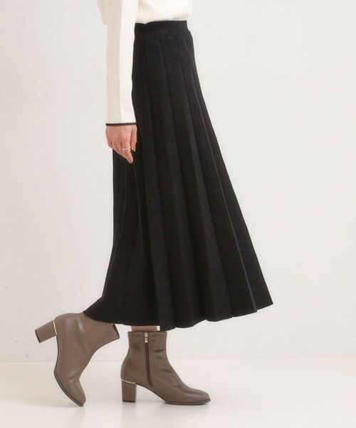 SHOO・LA・RUE / シューラルー ロング・マキシ丈スカート | 【高レビュー/セットアップ可/S-LL】女性らしさ際立つ 洗えるもちもちニットスカート | 詳細2