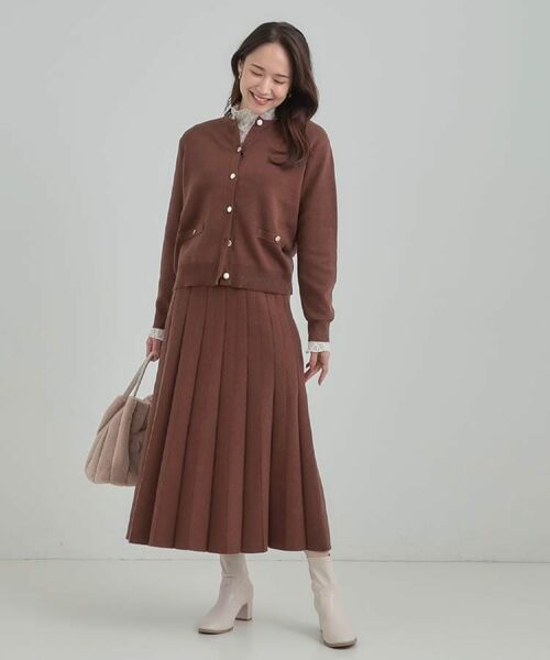 SHOO・LA・RUE / シューラルー ロング・マキシ丈スカート | 【高レビュー/セットアップ可/S-LL】女性らしさ際立つ 洗えるもちもちニットスカート | 詳細28